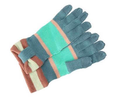 BCBGeneration Turban Tuck Tech Blue gloves-ishops
